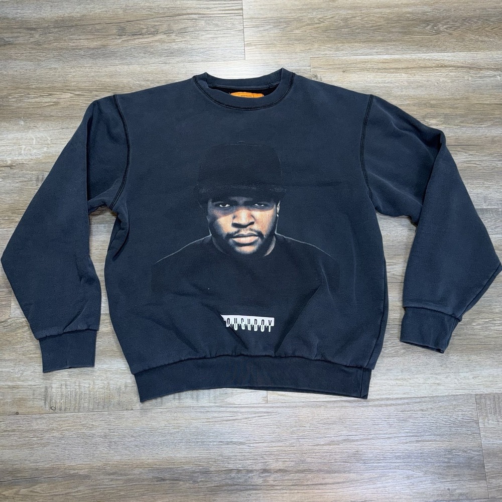 Shoe Palace x Boyz N the Hood Black Crewneck Sweatshirt Mens Small "Doughboy"
